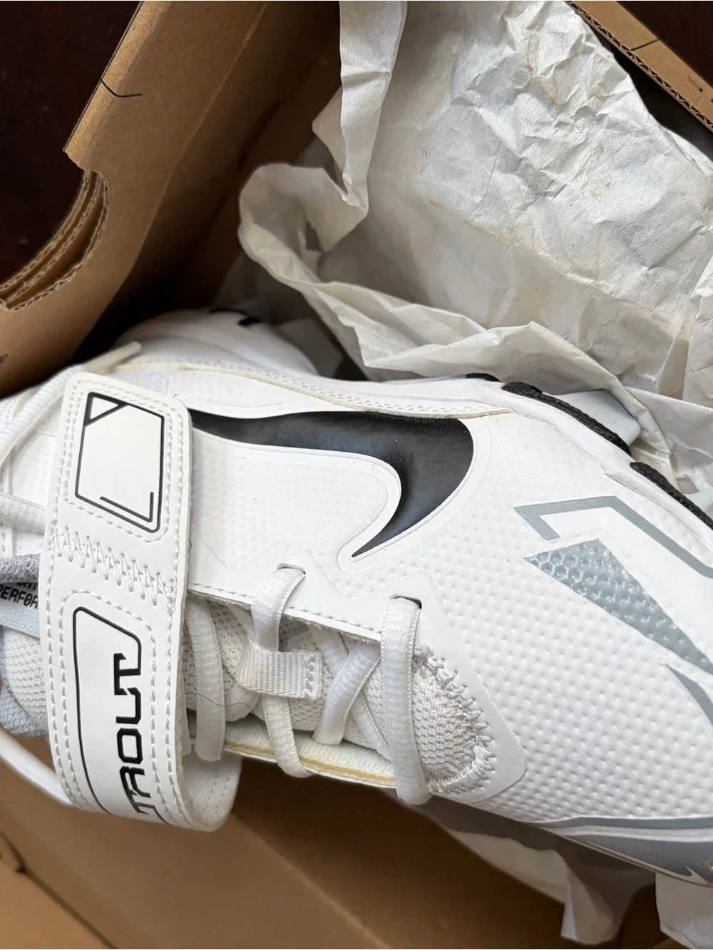 Nike cleats youth - brand new never used, in box